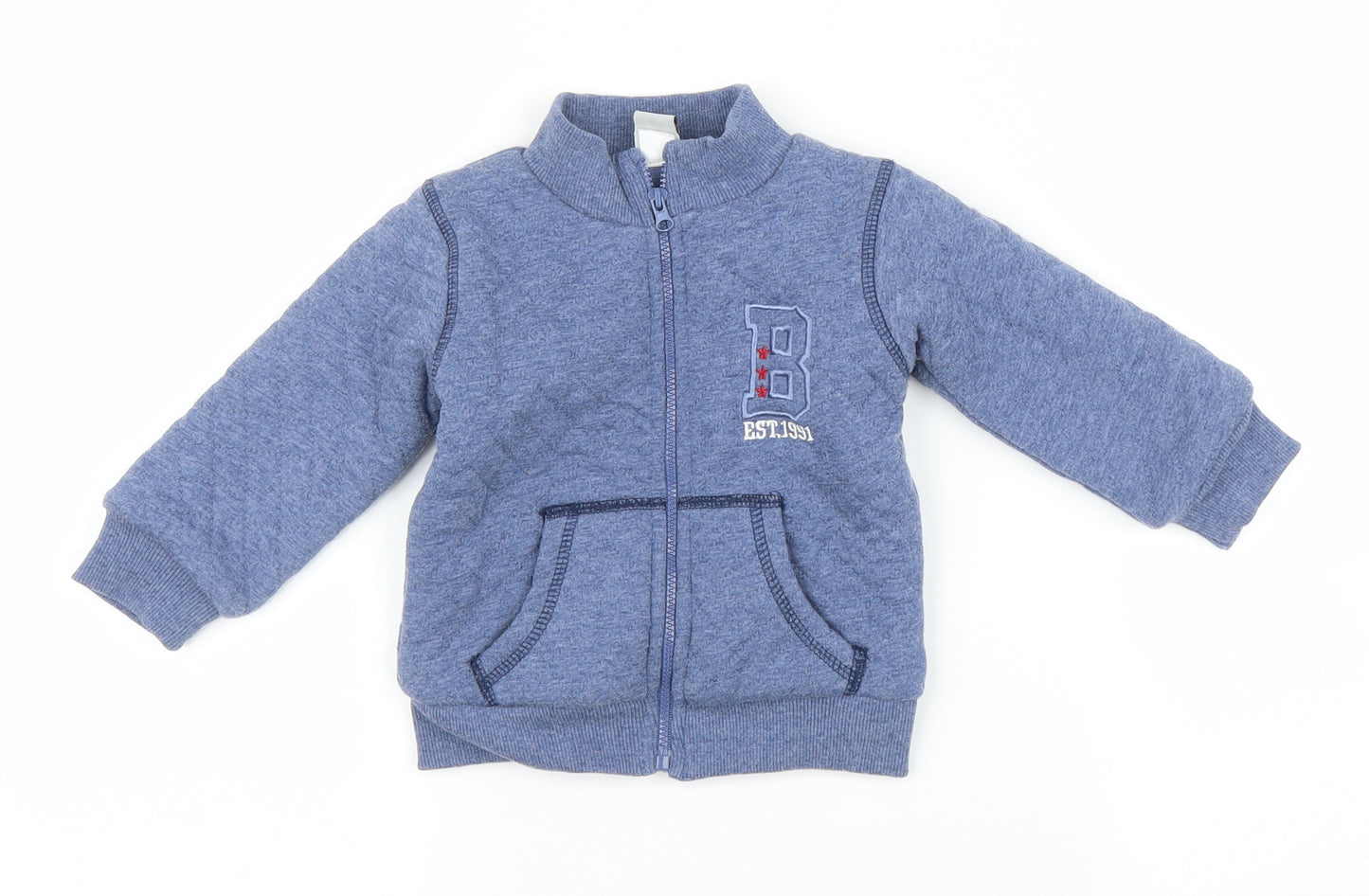 Charanga Boys Blue   Full Zip Jumper Size 12-18 Months