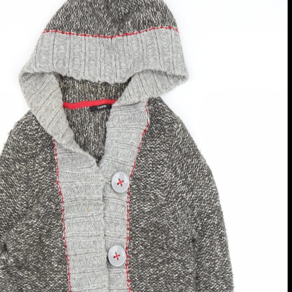 George Womens Grey   Cardigan Jumper Size 10