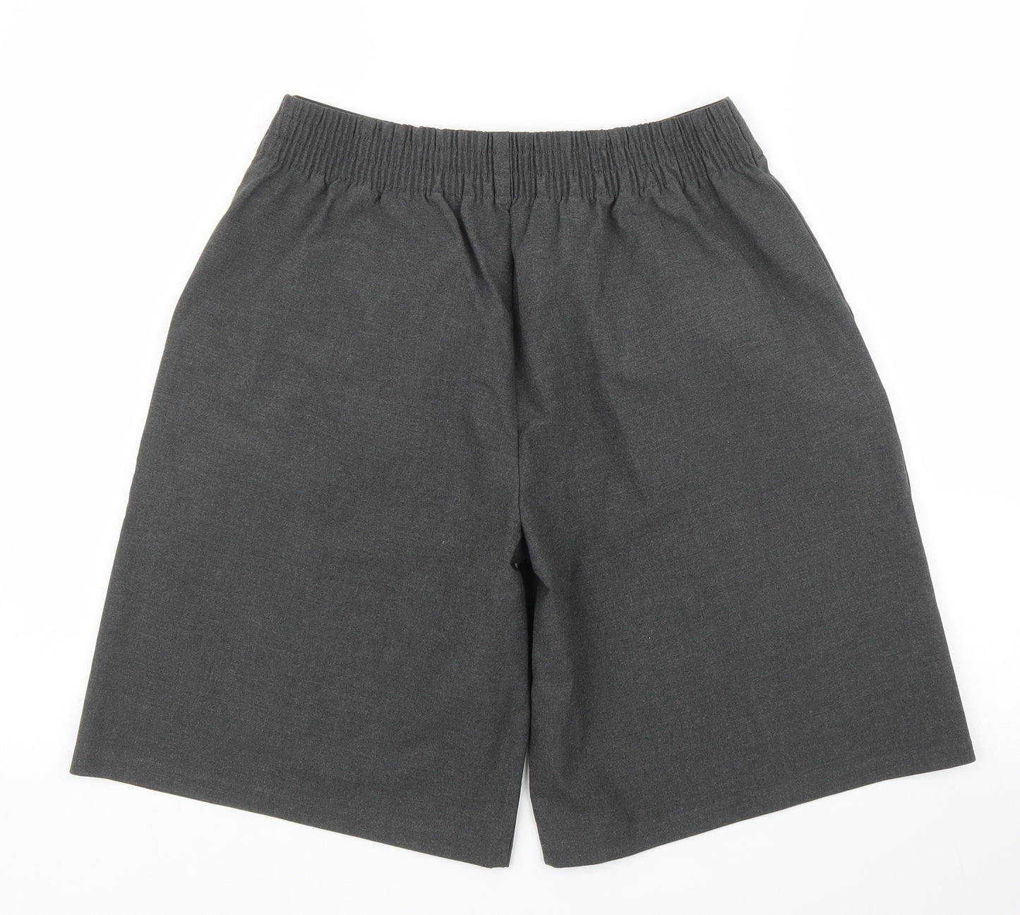 M&S Girls Grey   Paperbag Shorts Size 13 Years