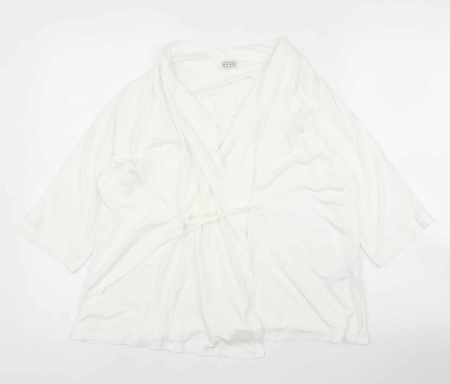 Masai Womens White   Wrap T-Shirt Size M