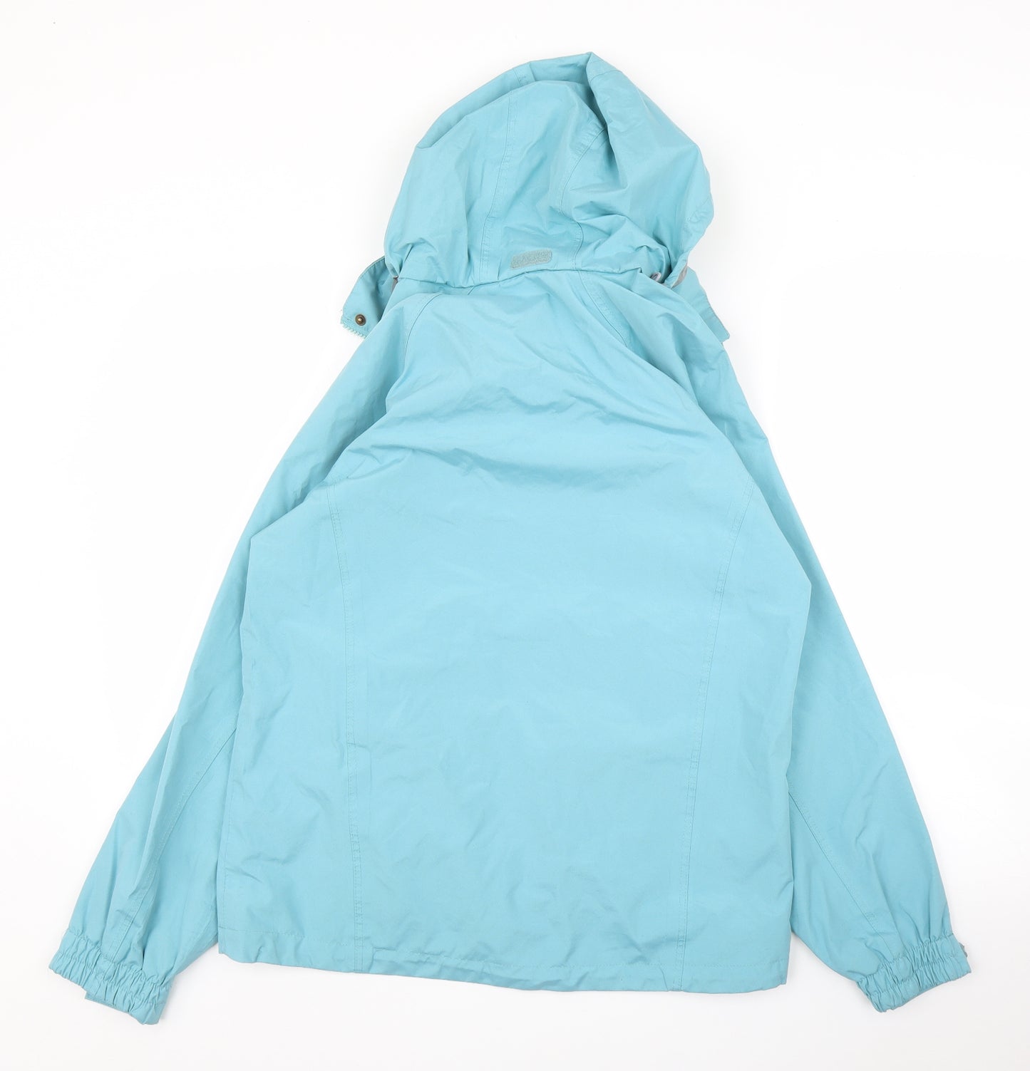 Outdoor Scene Womens Blue   Parka Coat Size 10