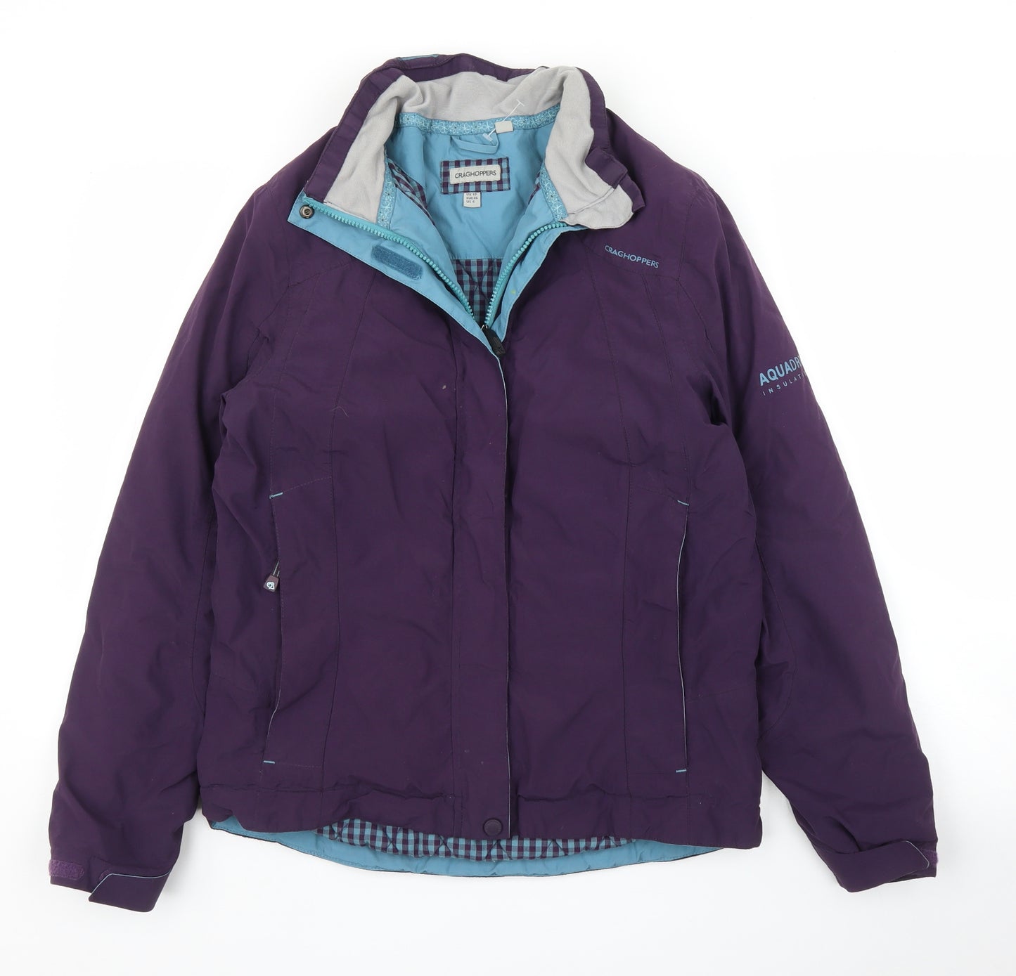 Craghoppers Womens Purple   Rain Coat Coat Size 10