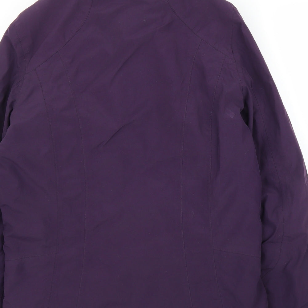 Craghoppers Womens Purple   Rain Coat Coat Size 10