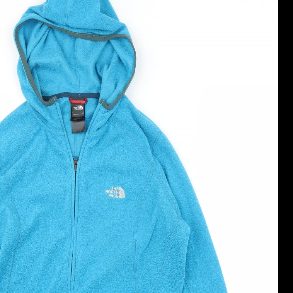 North Face Womens Blue   Full Zip Hoodie Size L