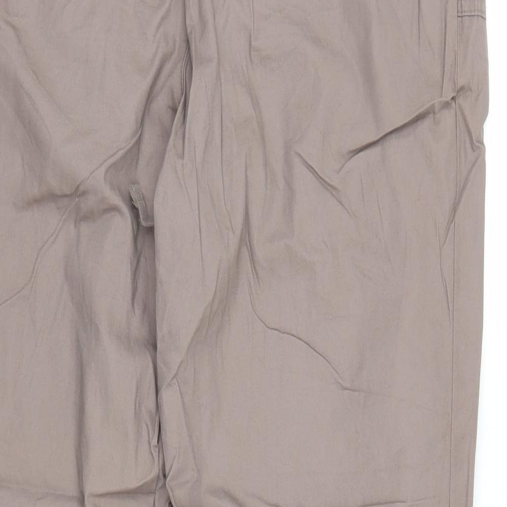 M&S Womens Brown   Trousers  Size 14 L30 in