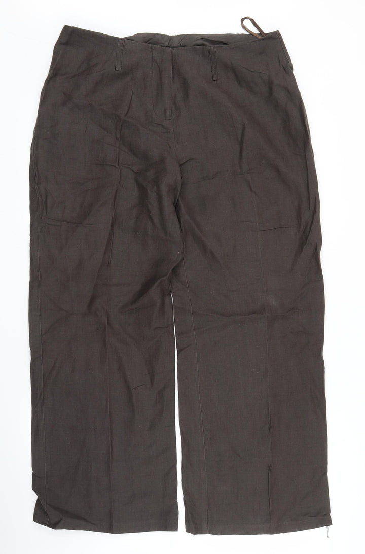 BM Womens Brown   Trousers  Size 16 L27 in