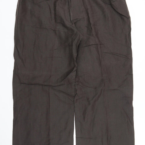 BM Womens Brown   Trousers  Size 16 L27 in