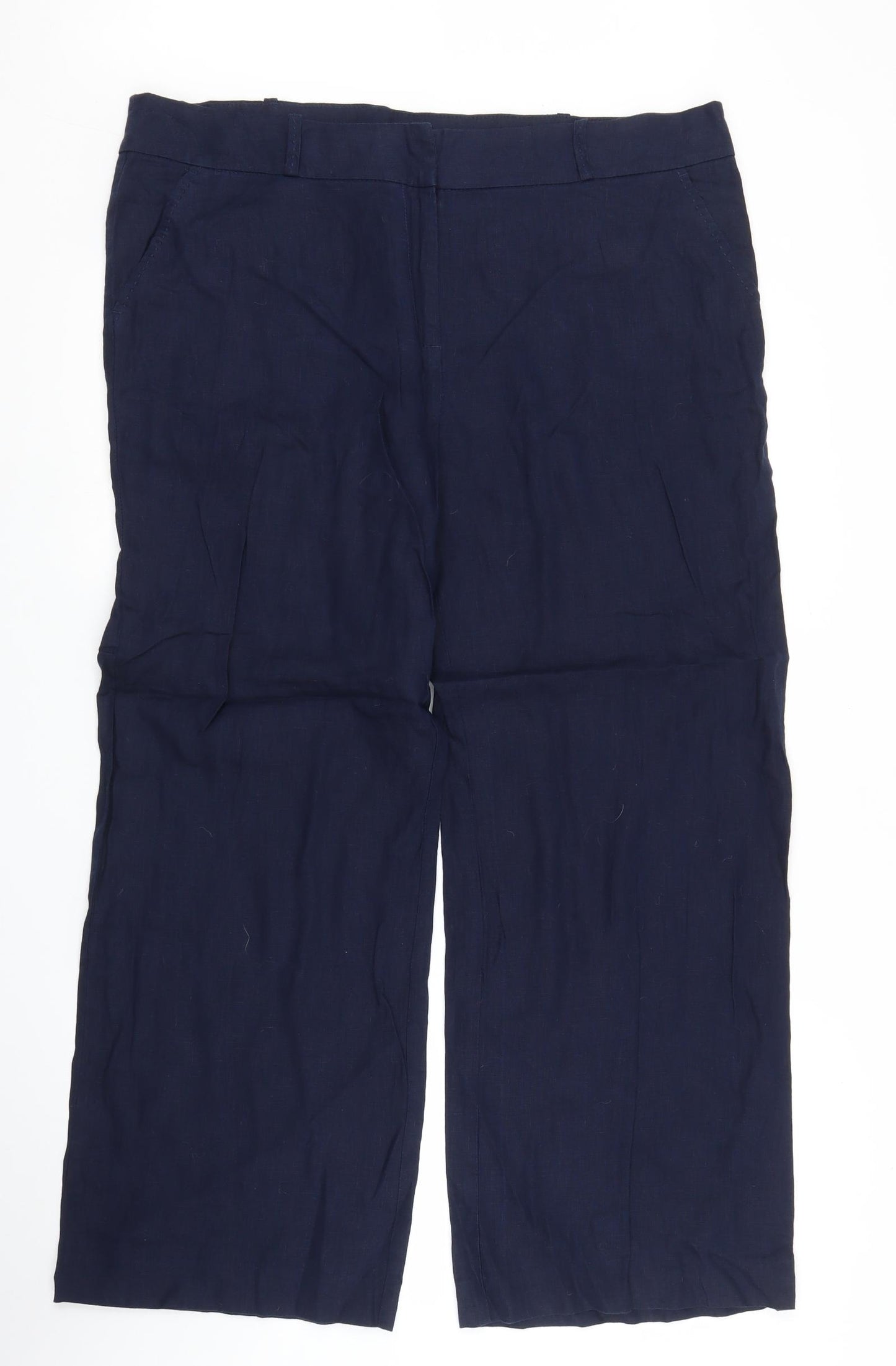 TU Womens Blue   Trousers  Size 18 L28 in