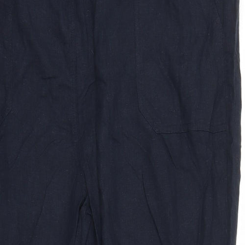 New Look Womens Blue   Bloomer Trousers Size 18 L26 in
