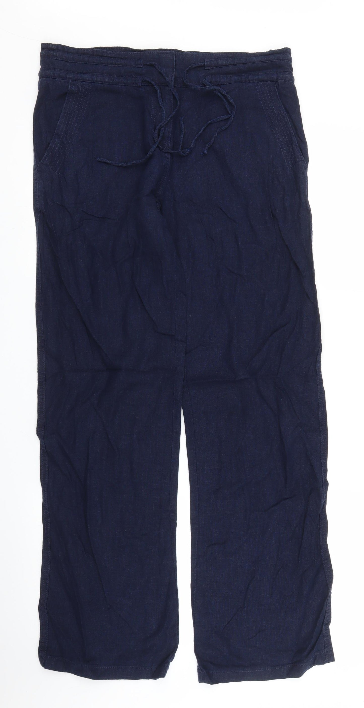 NEXT Womens Blue   Trousers  Size 10 L28 in