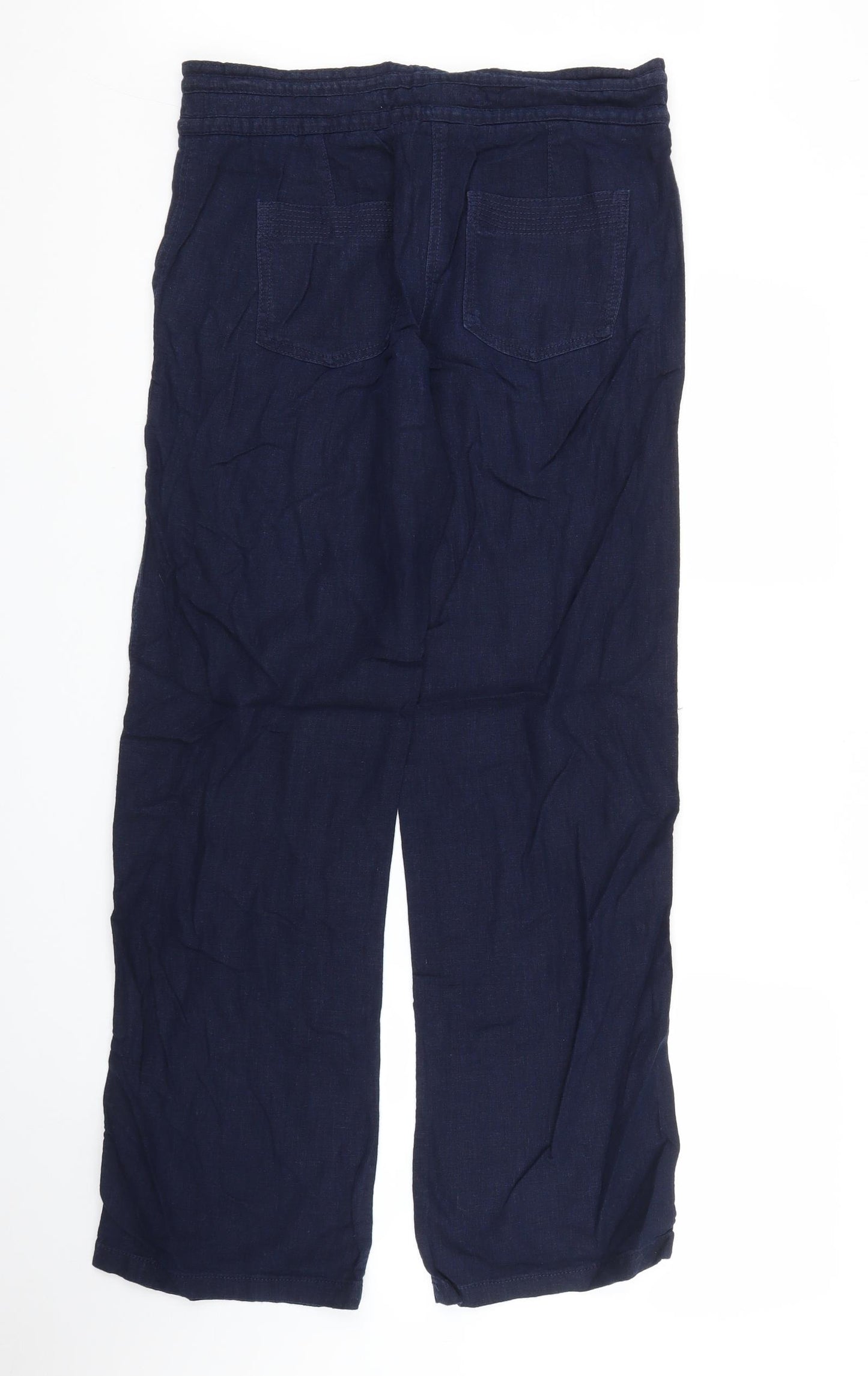NEXT Womens Blue   Trousers  Size 10 L28 in