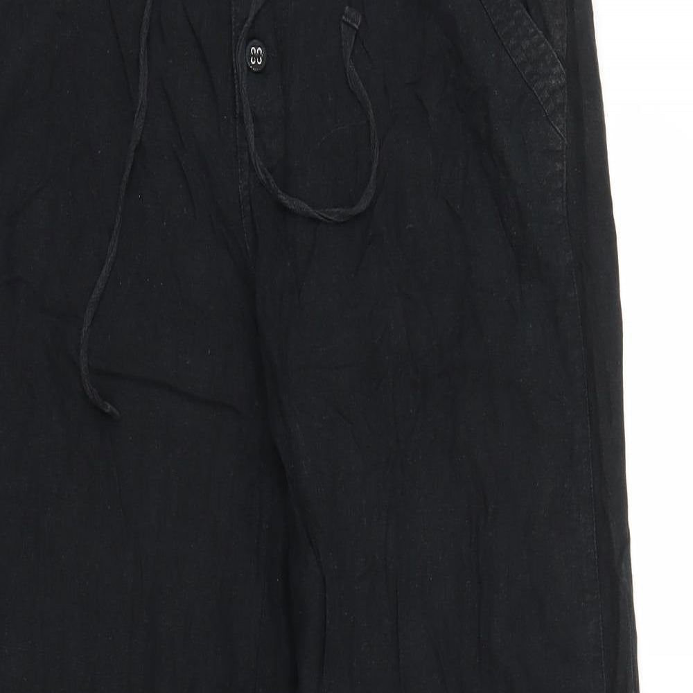 South Womens Black   Trousers  Size M L27 in
