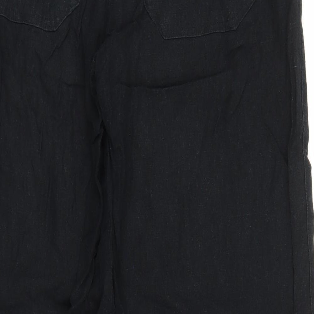 South Womens Black   Trousers  Size M L27 in