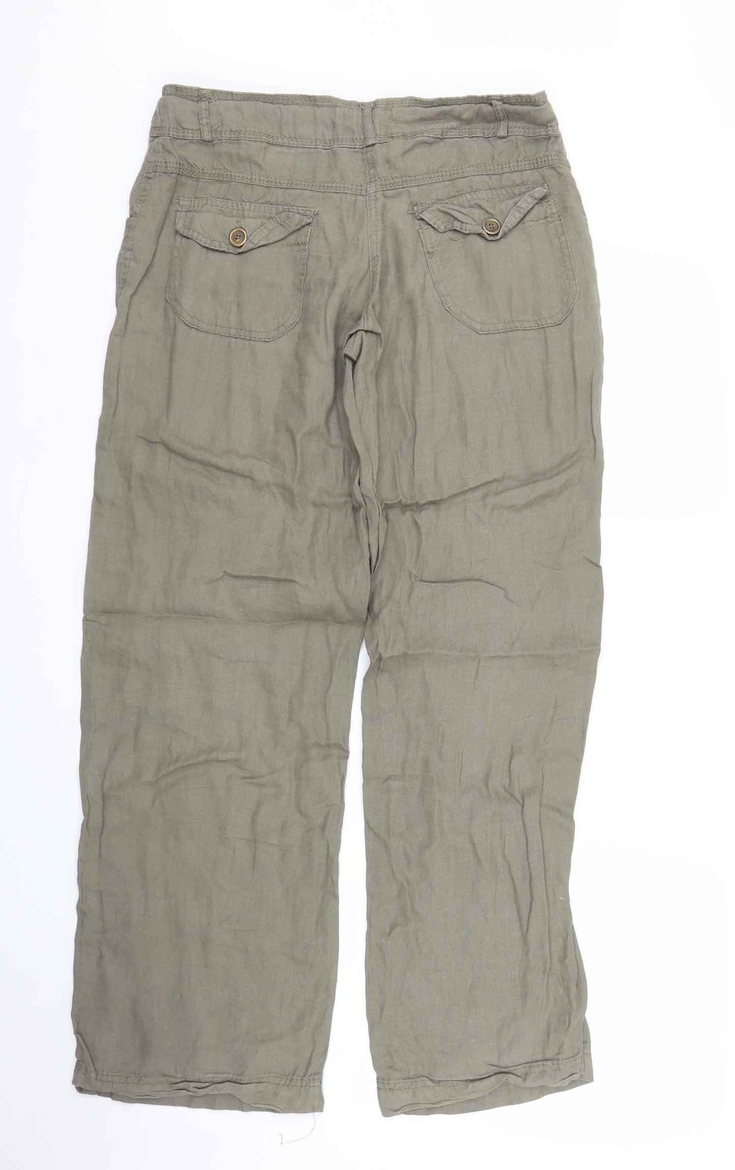 Primark Womens Green   Trousers  Size 8 L29 in