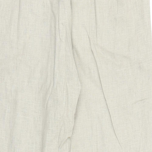 Preworn Womens Beige   Capri Trousers Size L L26 in