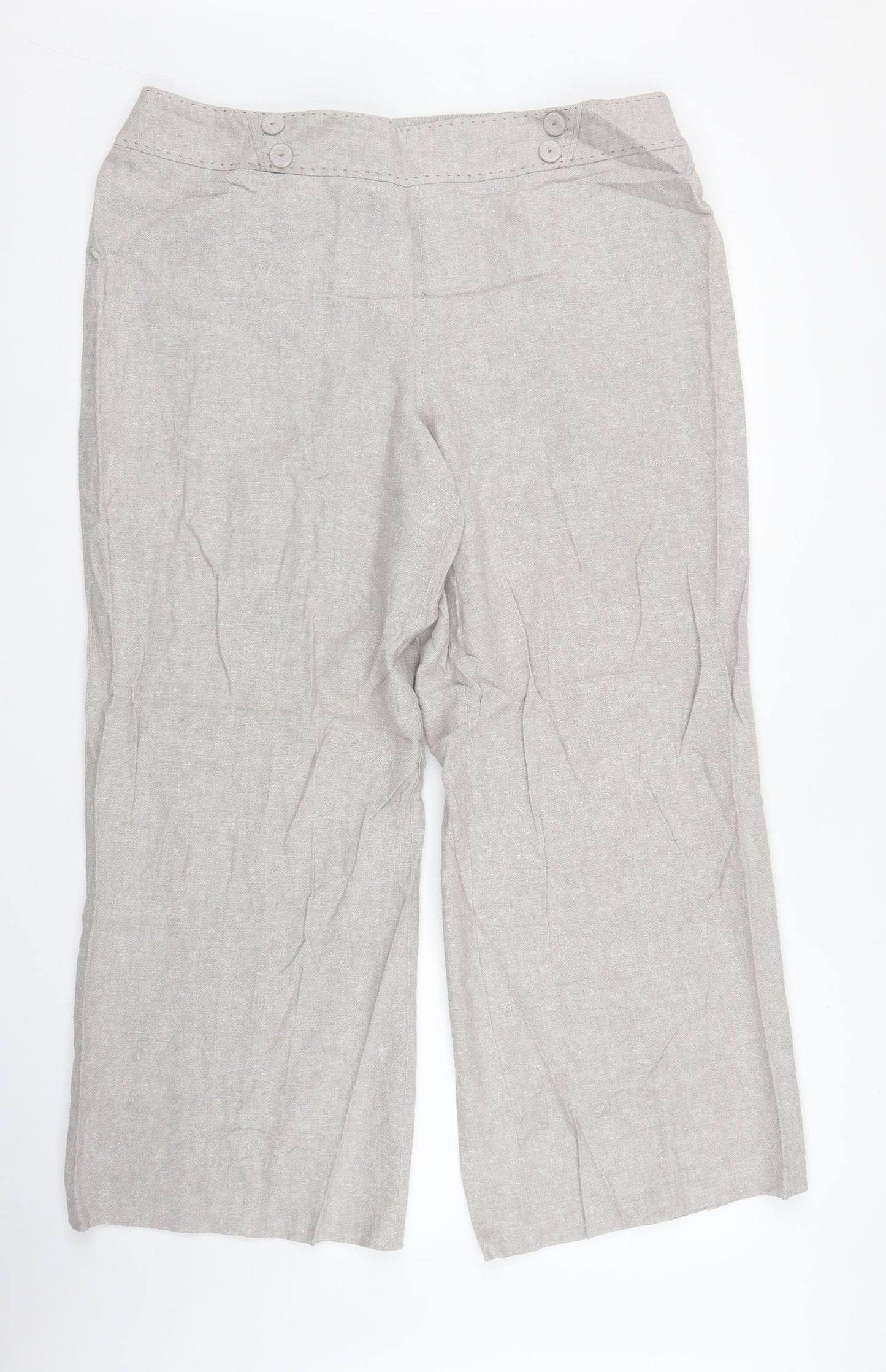 Evie Womens Grey   Trousers  Size 18 L27 in