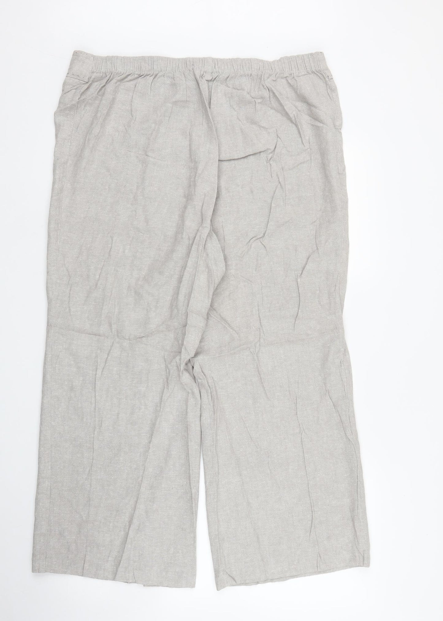 Evie Womens Grey   Trousers  Size 18 L27 in