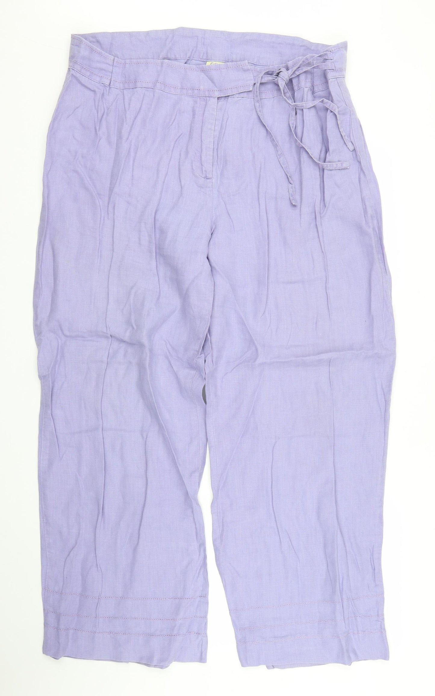 Cotton Traders Womens Purple   Trousers  Size 20 L27 in
