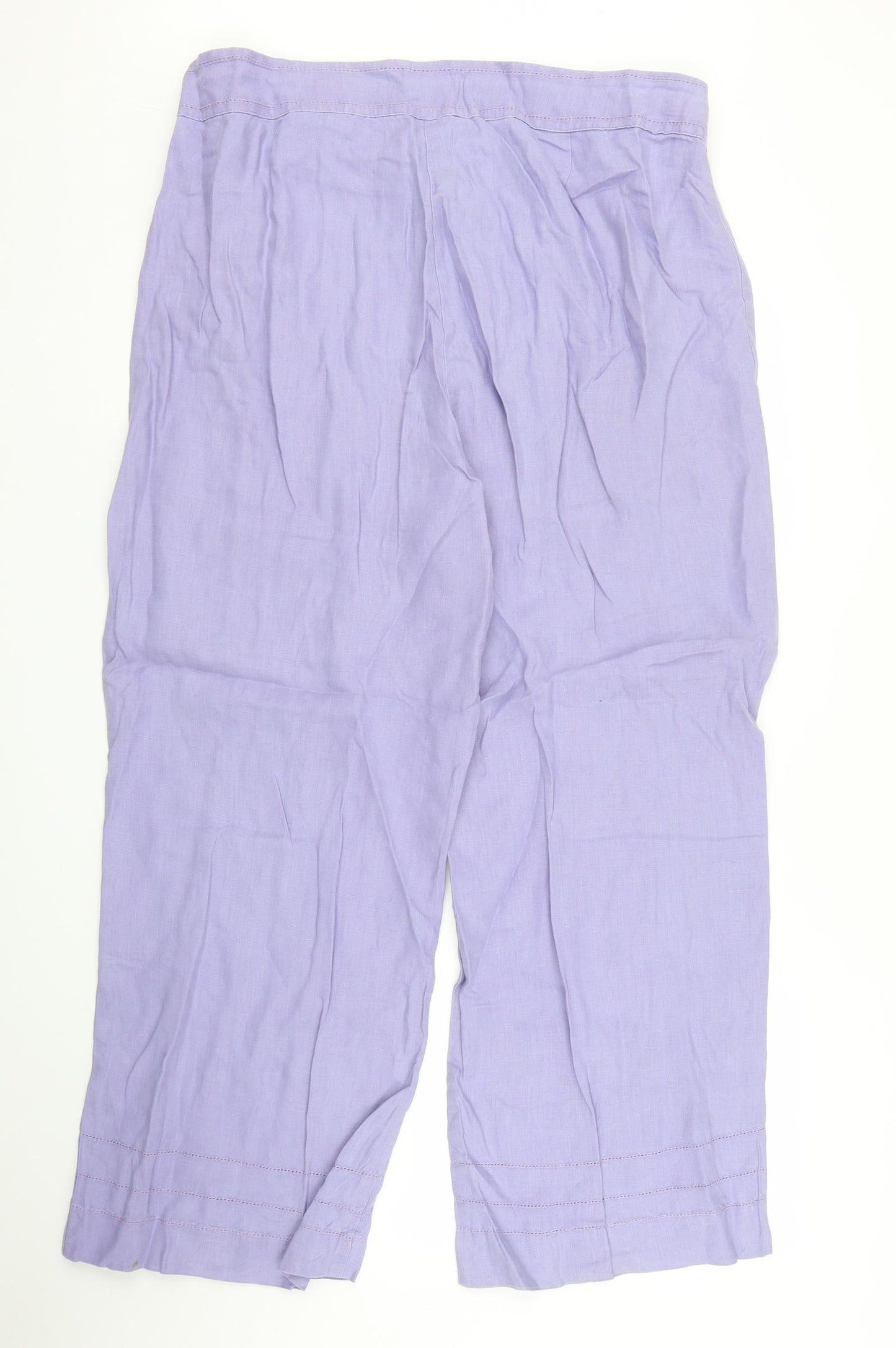 Cotton Traders Womens Purple   Trousers  Size 20 L27 in