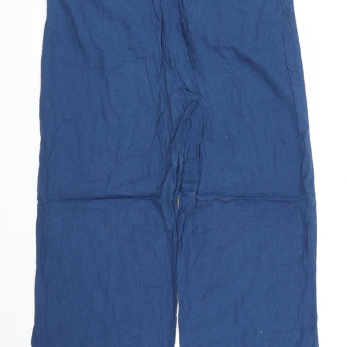 Peacocks Womens Blue   Trousers  Size 6 L28 in
