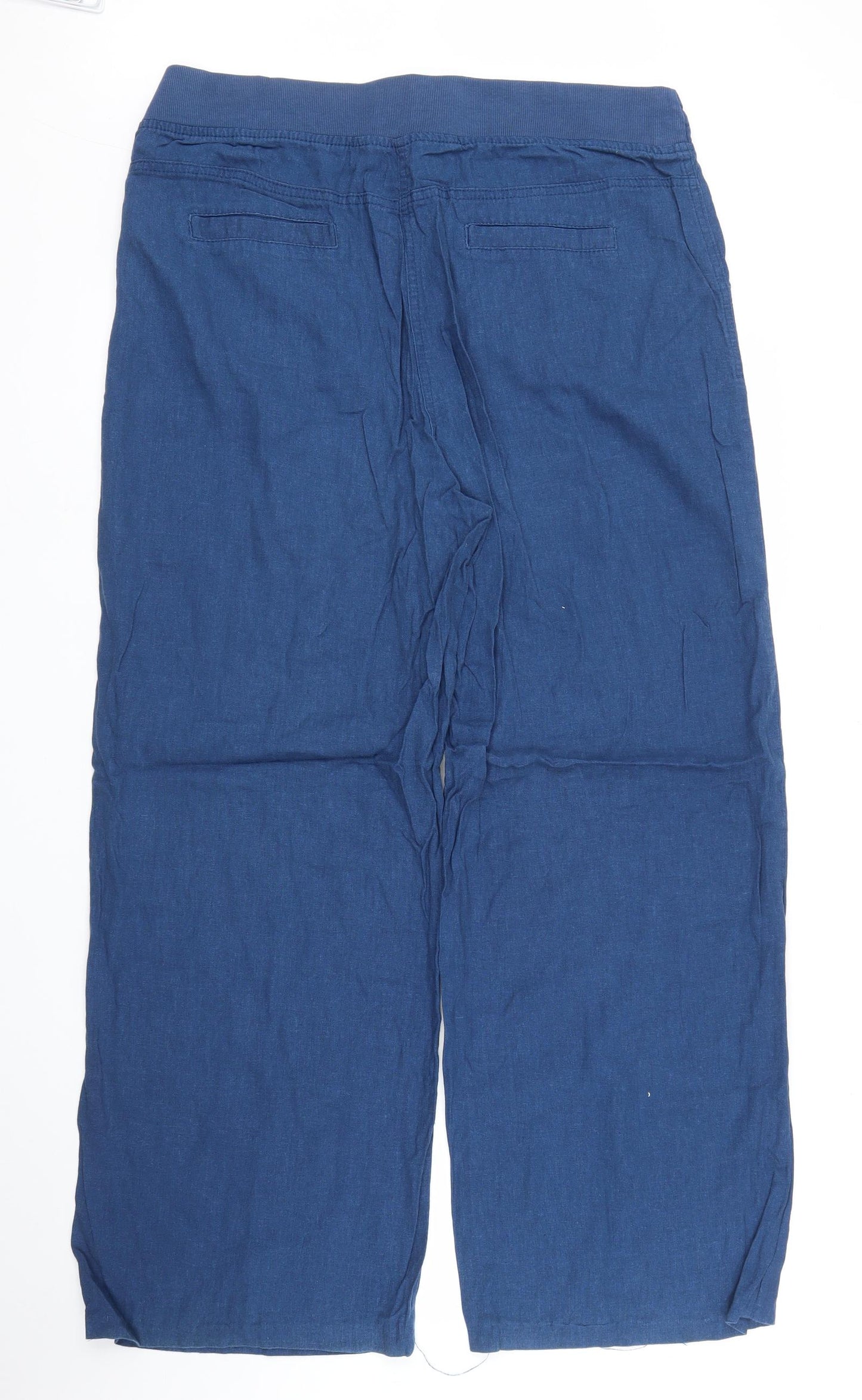 Peacocks Womens Blue   Trousers  Size 6 L28 in