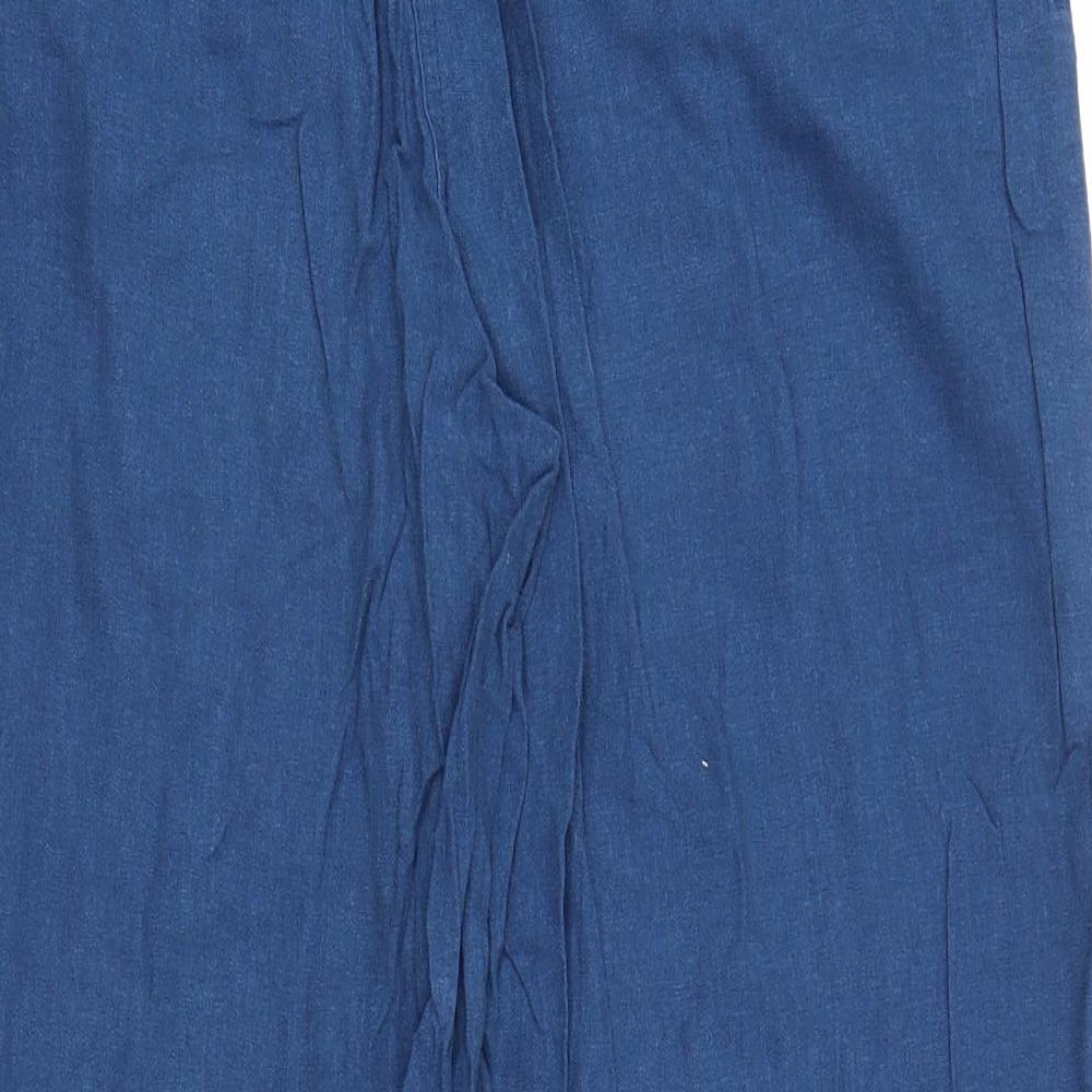 Peacocks Womens Blue   Trousers  Size 6 L28 in
