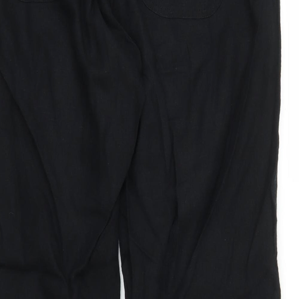 TU Womens Black   Trousers  Size 14 L28 in
