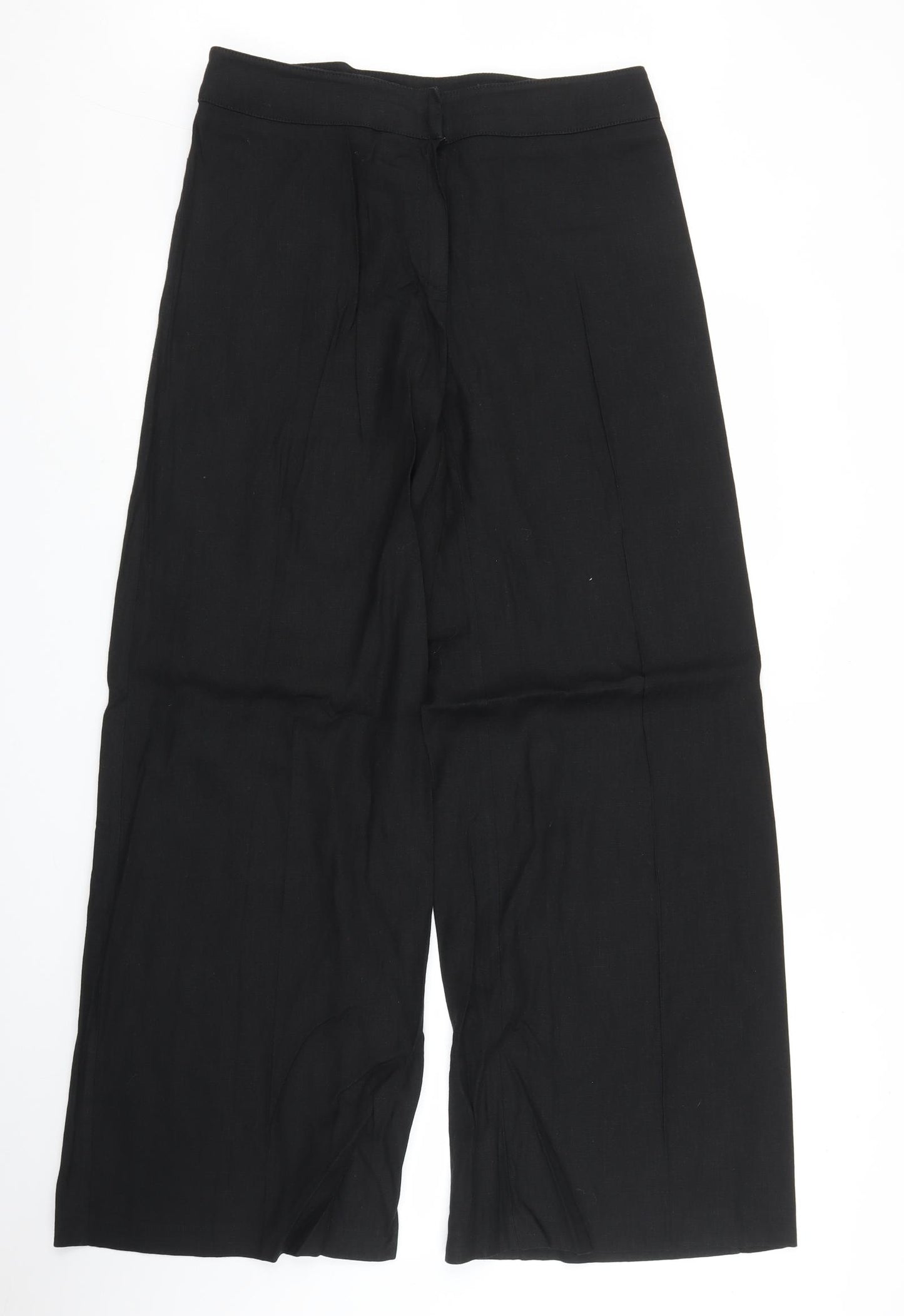 M&S Womens Black   Trousers  Size 12 L31 in