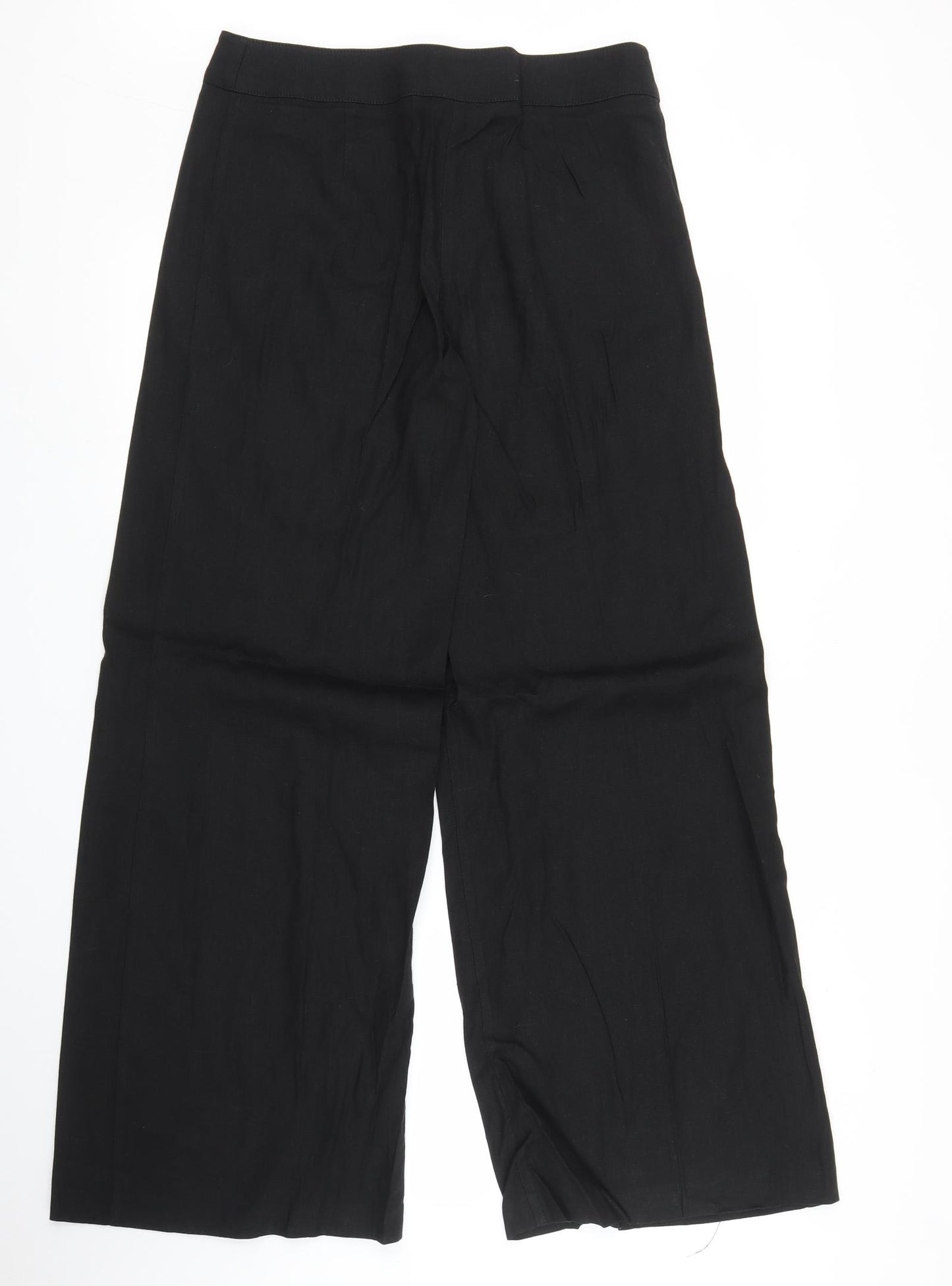 M&S Womens Black   Trousers  Size 12 L31 in