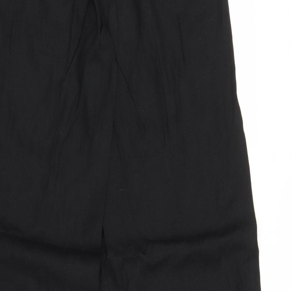 M&S Womens Black   Trousers  Size 12 L31 in