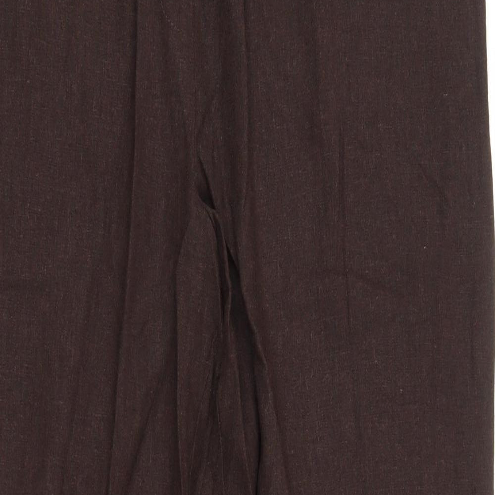 BHS Womens Brown   Trousers  Size 16 L27 in