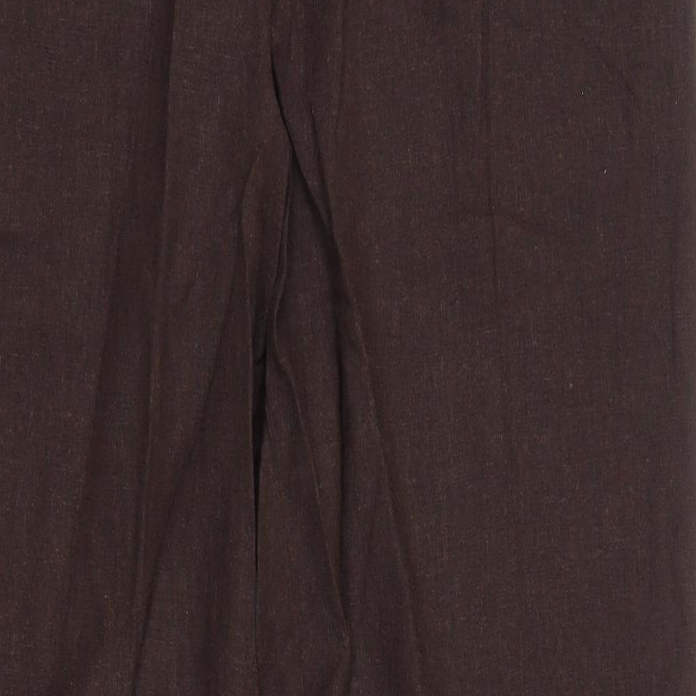 BHS Womens Brown   Trousers  Size 16 L27 in