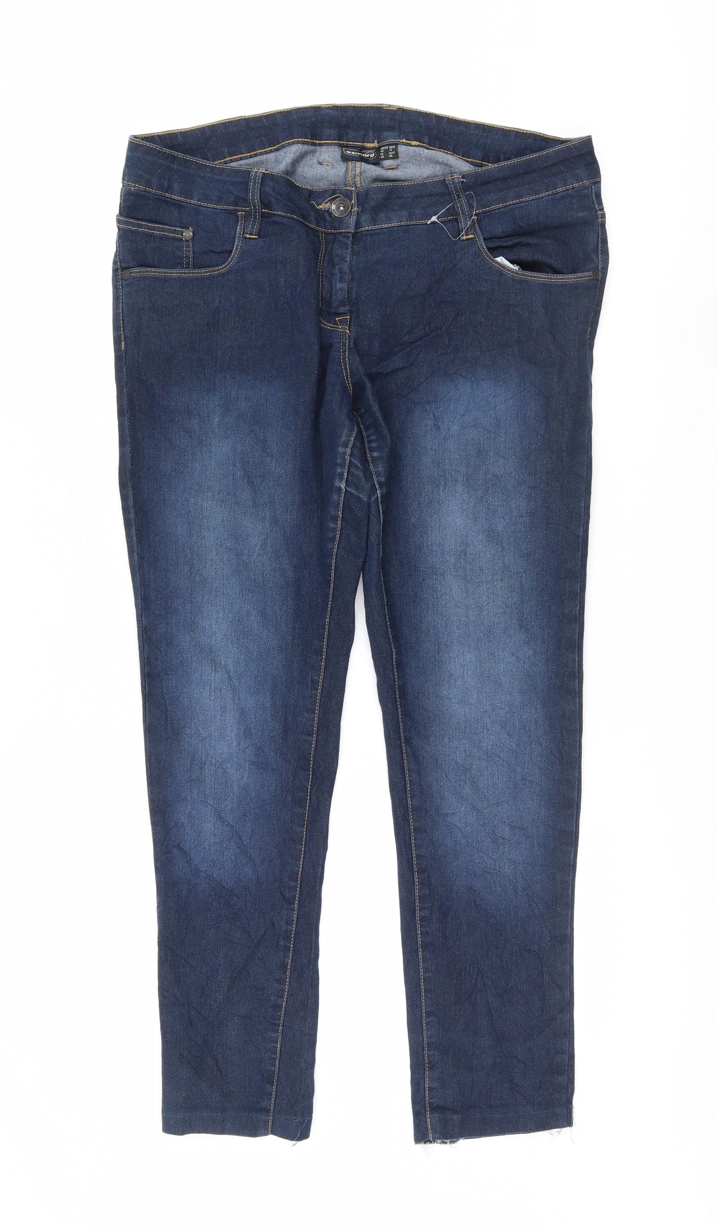 ESMARA Womens Blue   Straight Jeans Size 16 L28.5 in