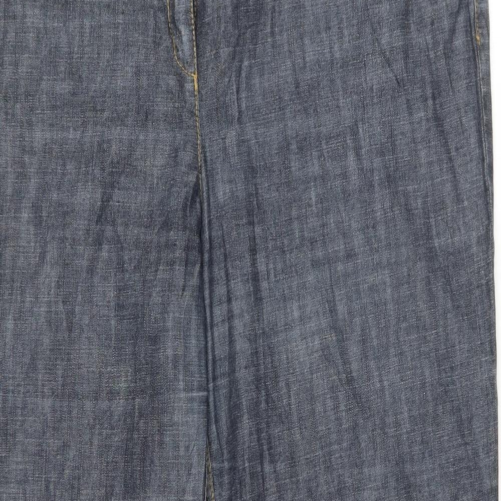 s. oliver Womens Blue   Wide-Leg Jeans Size 46 L33 in