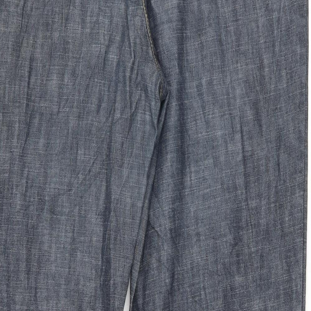 s. oliver Womens Blue   Wide-Leg Jeans Size 46 L33 in