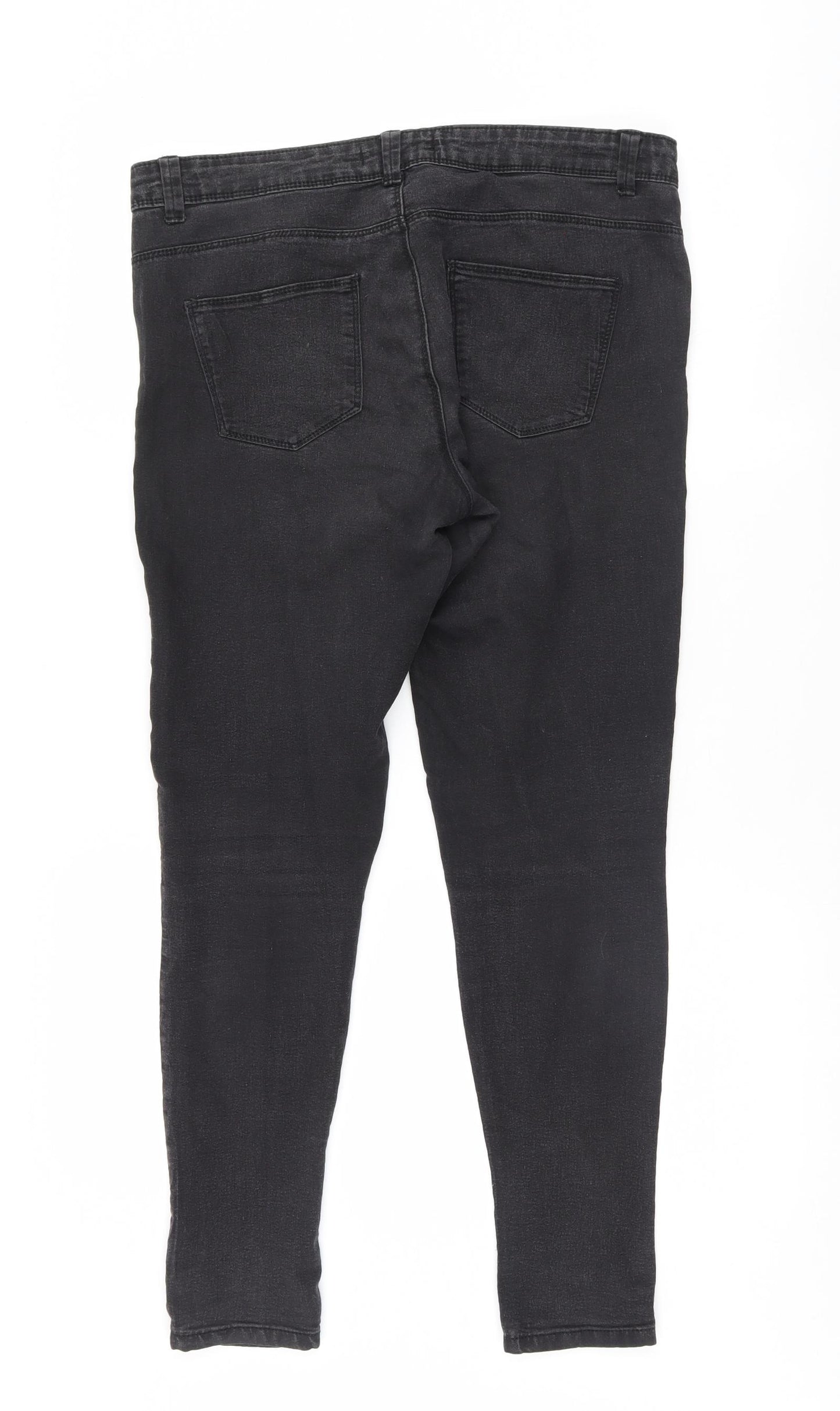 Denim and co Womens Black   Skinny Jeans Size 12 L28.5 in