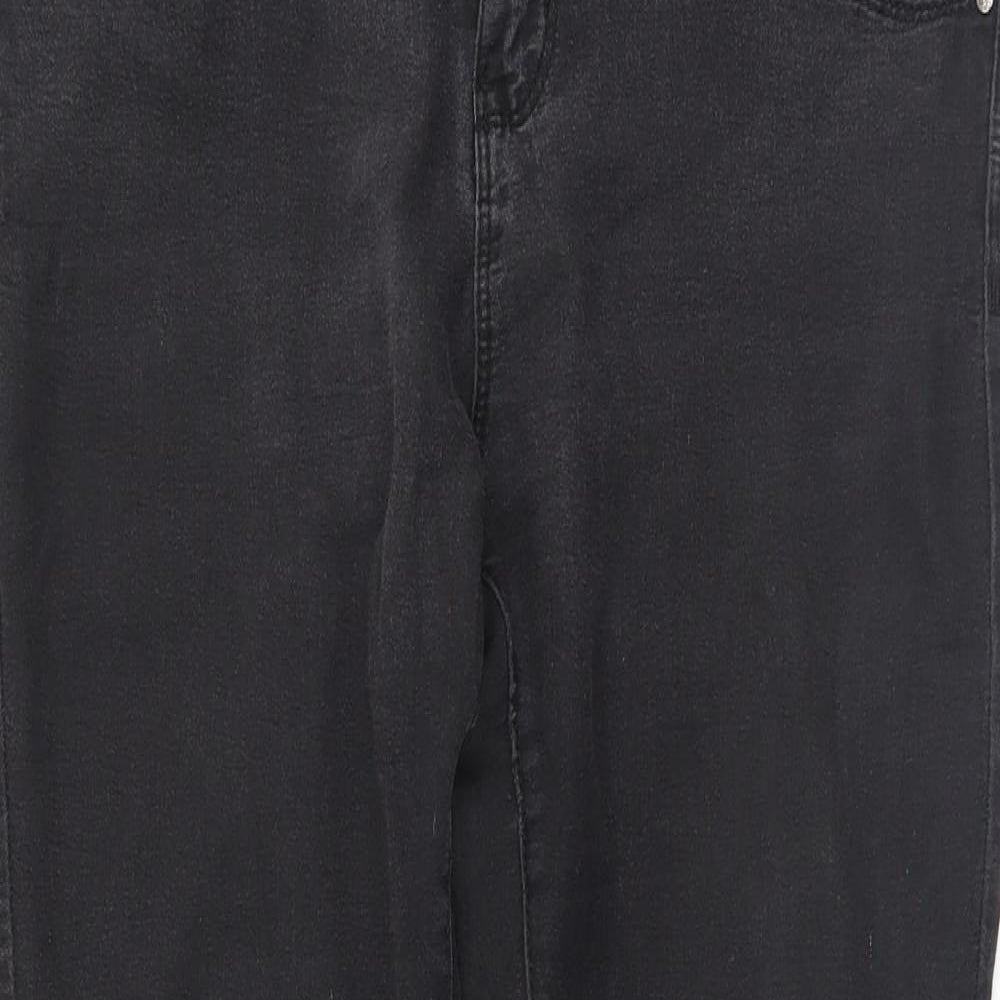 Denim and co Womens Black   Skinny Jeans Size 12 L28.5 in