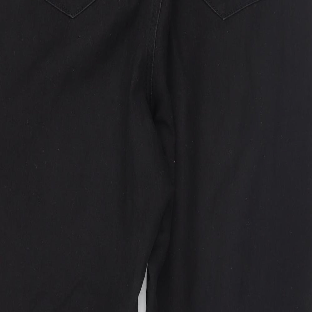 Denim & Co. Womens Black   Skinny Jeans Size 16 L27 in