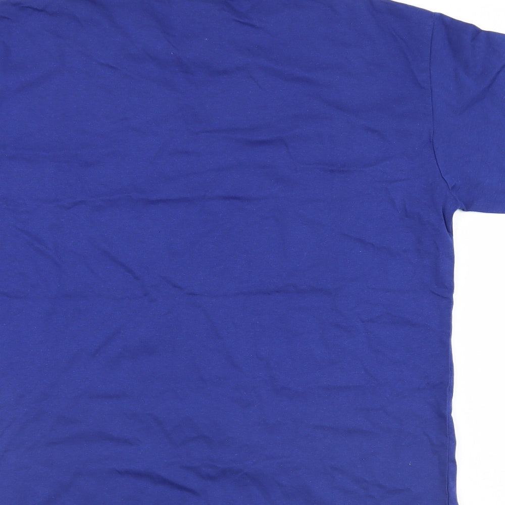 Champions League Mens Blue    T-Shirt Size L