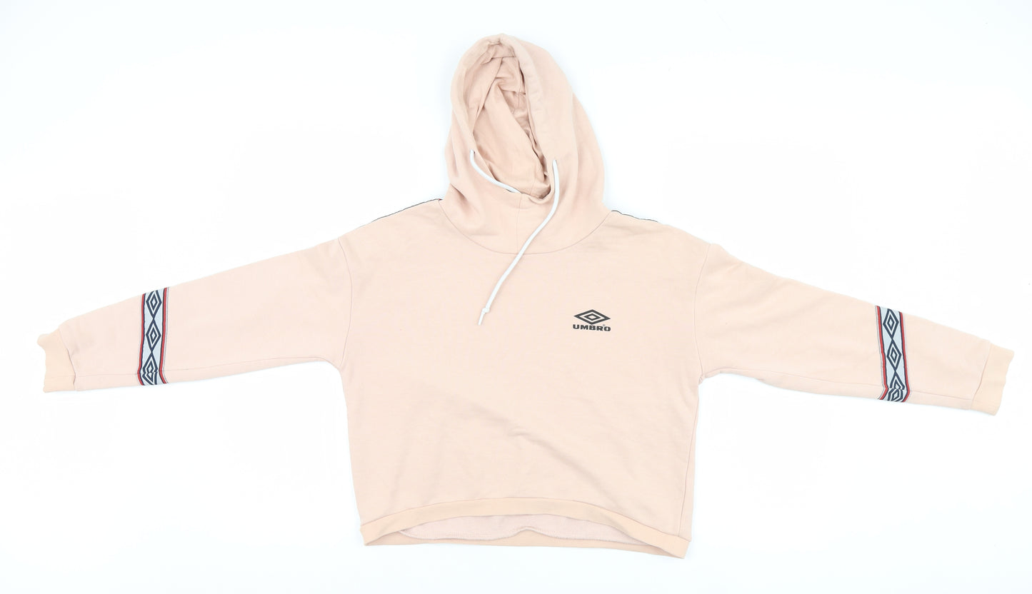 Umbro Womens Pink   Pullover Hoodie Size XS