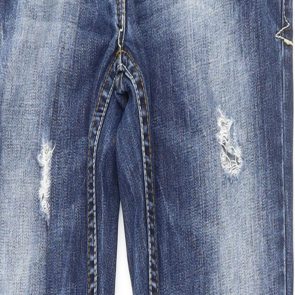 River Island Womens Blue   Straight Jeans Size 6 L29 in