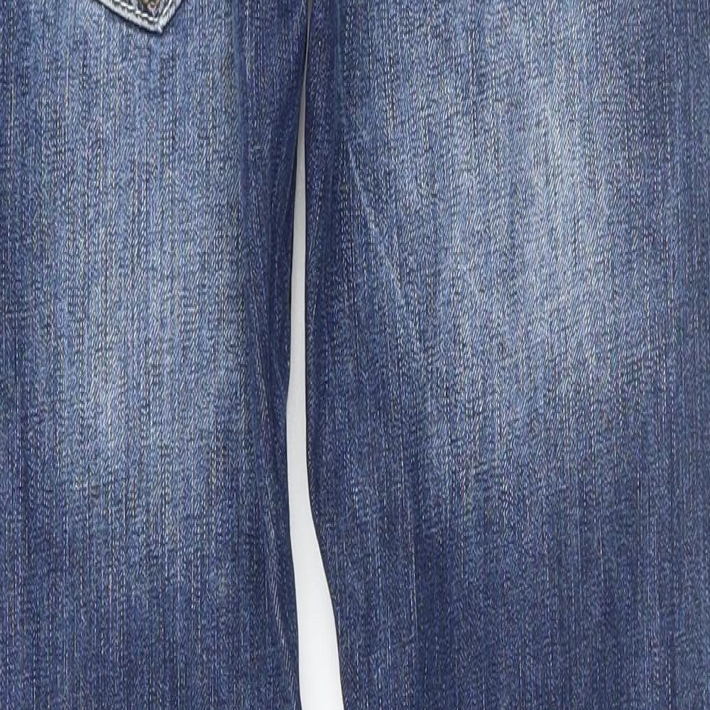 River Island Womens Blue   Straight Jeans Size 6 L29 in