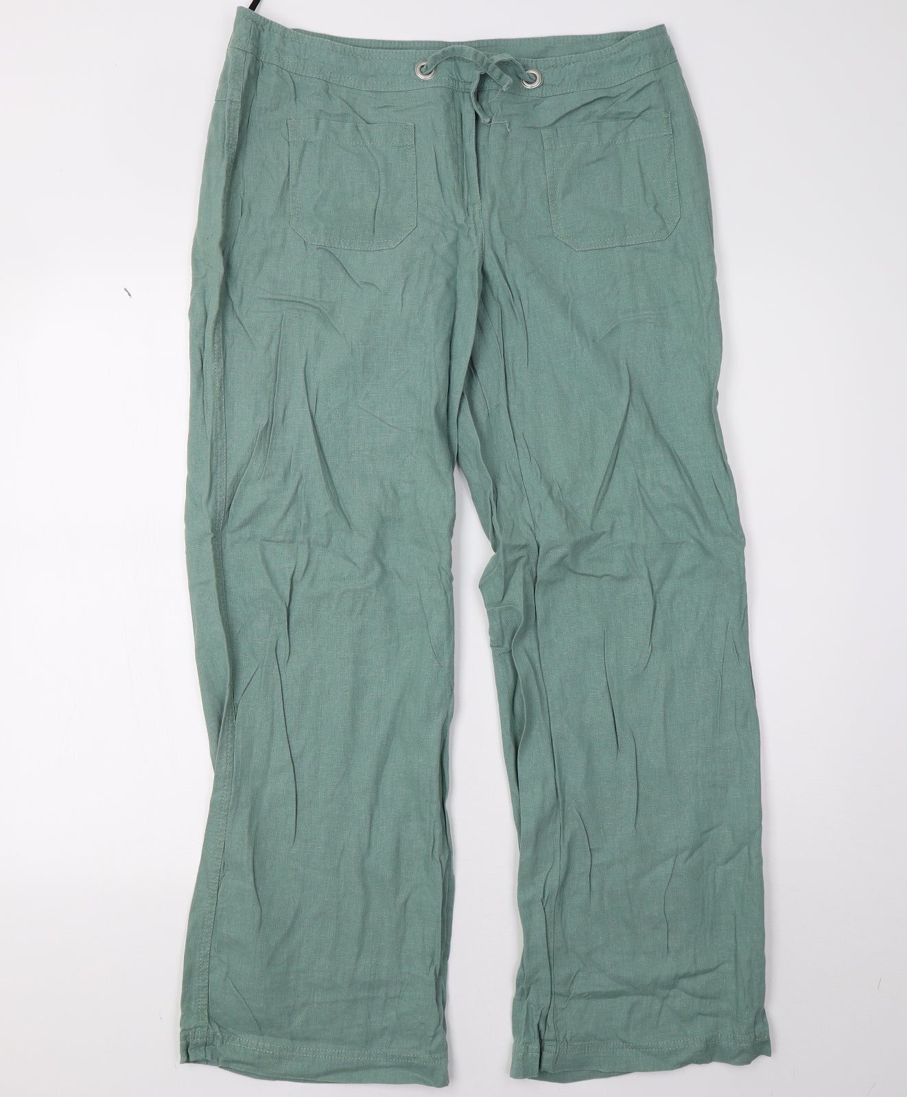 Matalan Womens Green   Trousers  Size 14 L31 in