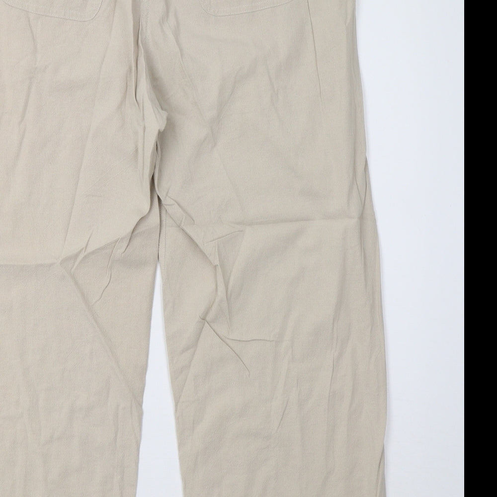 Yours Womens Beige   Trousers  Size 18 L29 in