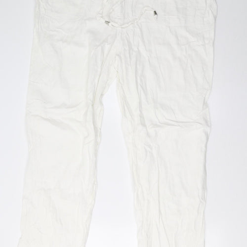 Matalan Womens White   Trousers  Size 20 L34 in