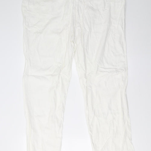 Matalan Womens White   Trousers  Size 20 L34 in