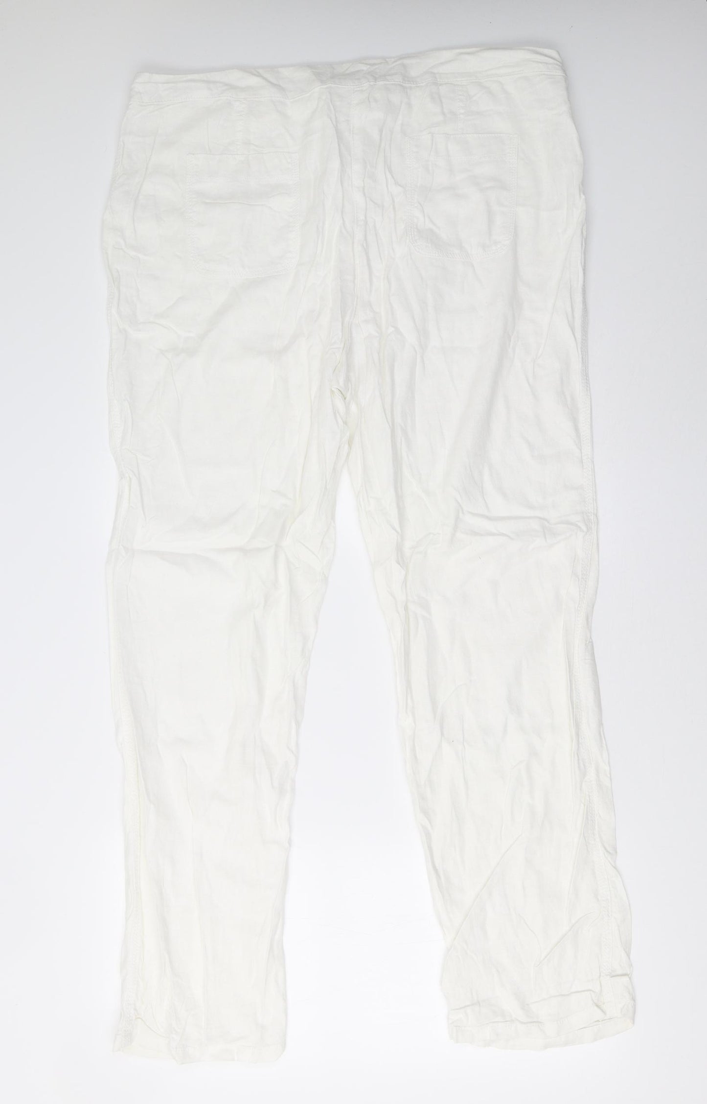 Matalan Womens White   Trousers  Size 20 L34 in