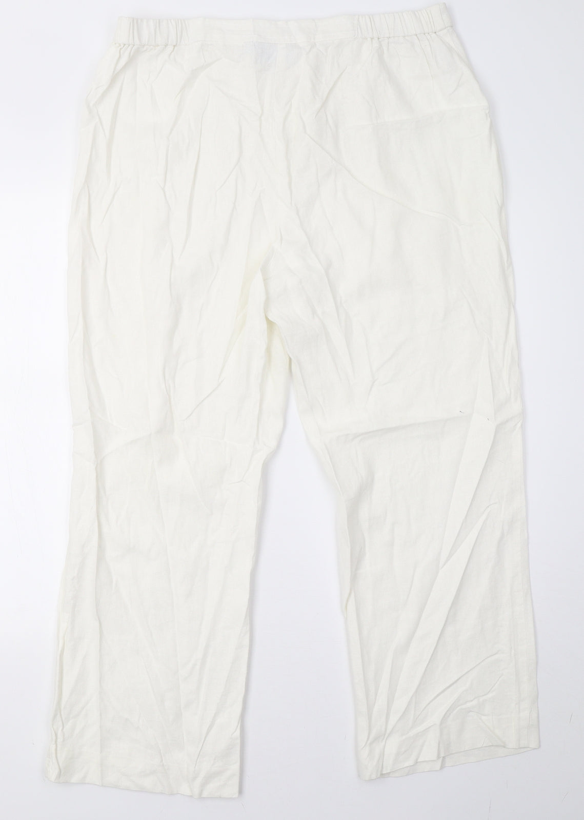 EWM Womens White   Trousers  Size 16 L29 in
