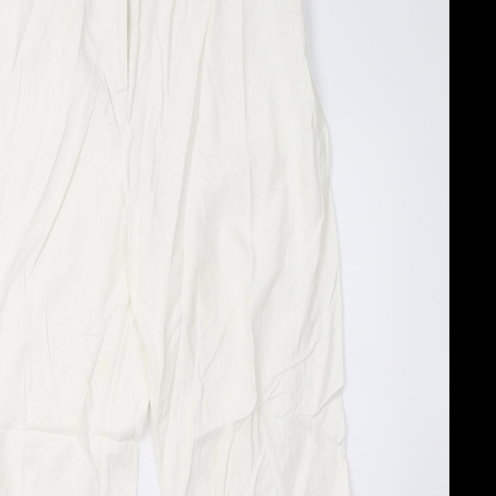 EWM Womens White   Trousers  Size 16 L29 in