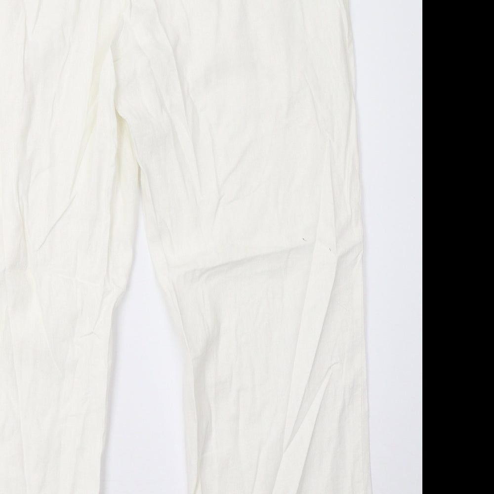 EWM Womens White   Trousers  Size 16 L29 in